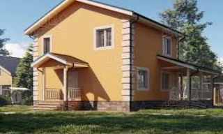 Закажите проект дома 8 на 8 двухэтажного в каменке - Строй-Кам, доступная цена от 3635 рублей