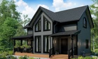 Проекты каркасных домов с террасой от 3635 рублей | Строй-Кам