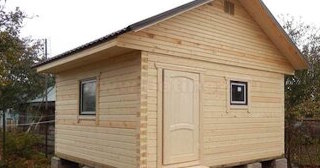Строительство бань из клееного бруса под ключ в каменке - Строй-Кам от 134979 рублей
