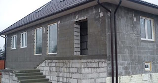 Фасад из газобетона для дома в каменке - Строй-Кам, качественная отделка от 2077 руб.