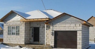 Одноэтажные дома из пеноблоков под ключ в каменке - от 134979 рублей