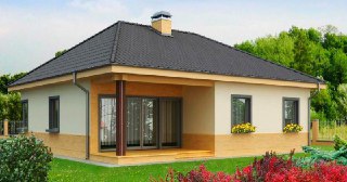 Строительство одноэтажных домов Каменка цена от 23881 руб. м2