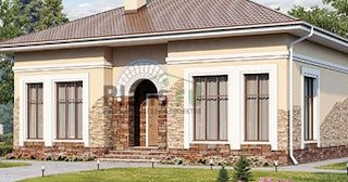 Одноэтажный дом из кирпича под ключ в каменке - Строй-Кам, цены от 134979 руб.